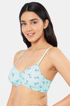 Amante Padded Non Wired Full Coverage T-Shirt Bra - Hummingbird Print — thumbnail 3